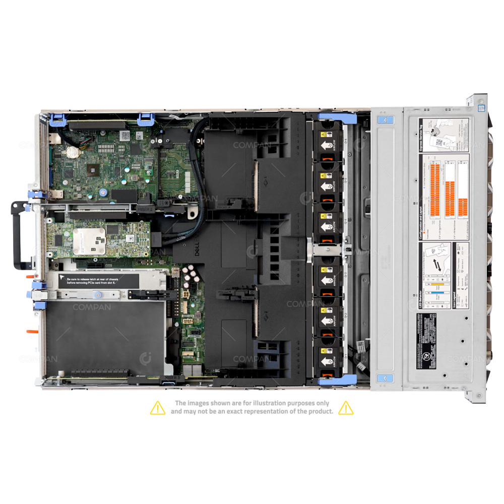 Dell PowerEdge R740 8SFF 2x Xeon Platinum 8168 16 GB RAM Rails